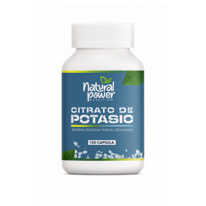 Citrato de potasio Natural power 120 cápsulas