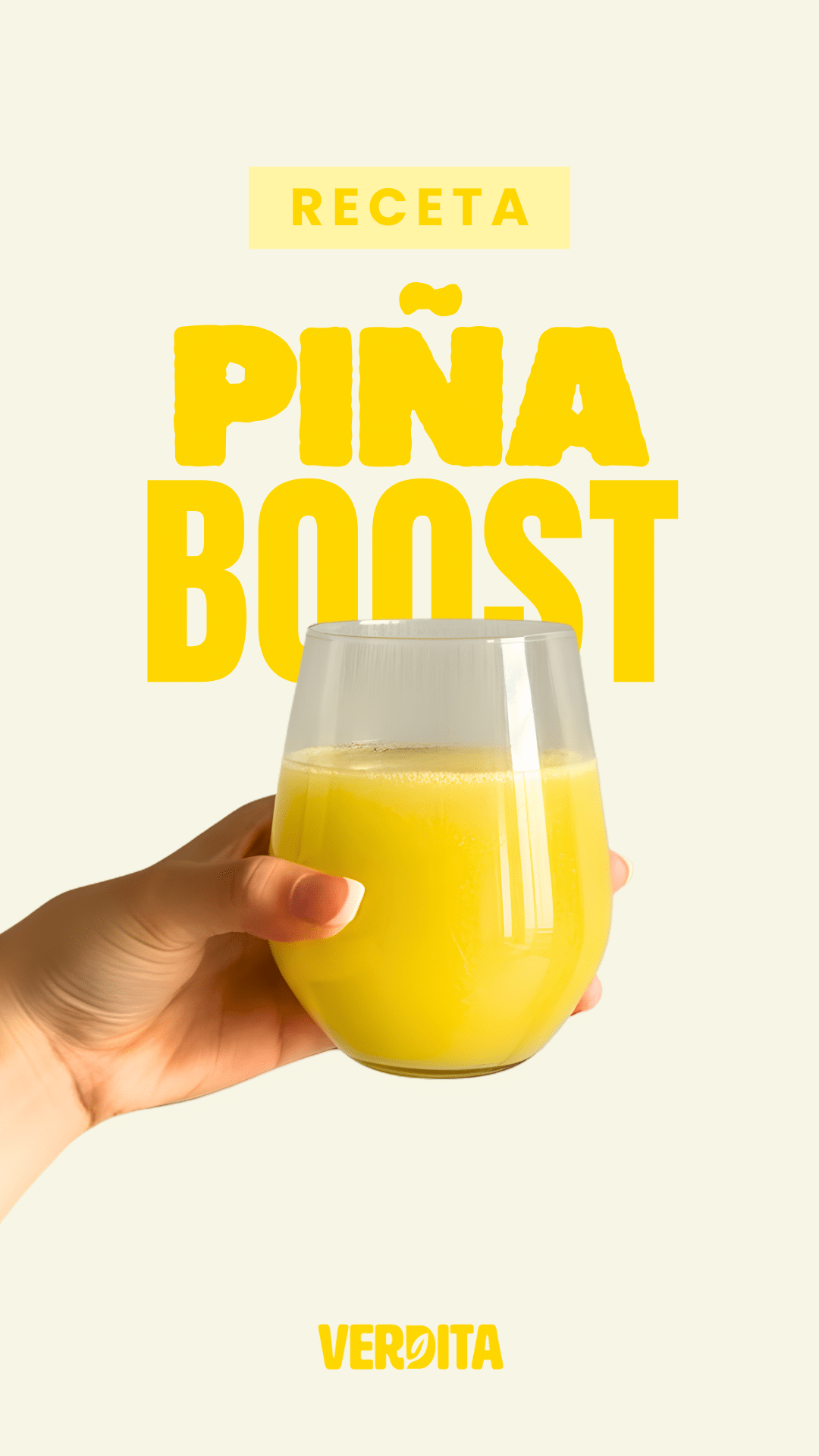 Receta Jugo de Piña Verdita