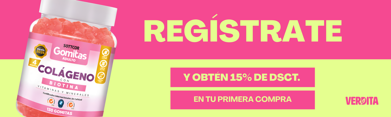 registrate y obten 20% de descuento en tu primera compra
